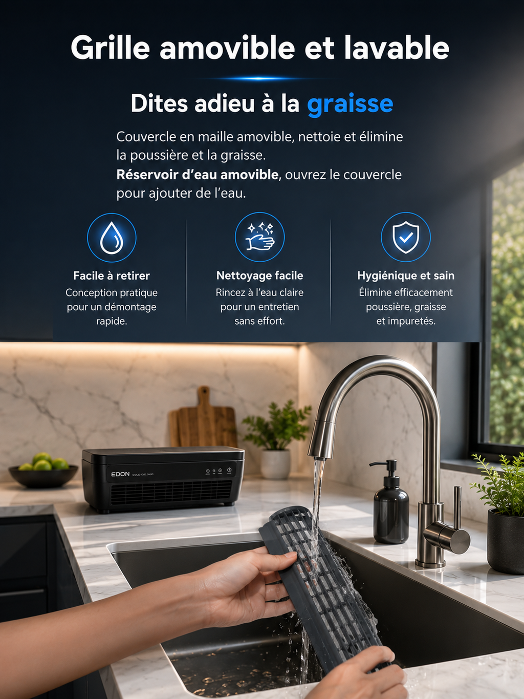 Ventilateur Rechargeable Sans Fil FrostAir — Silencieux, Puissant & Portable