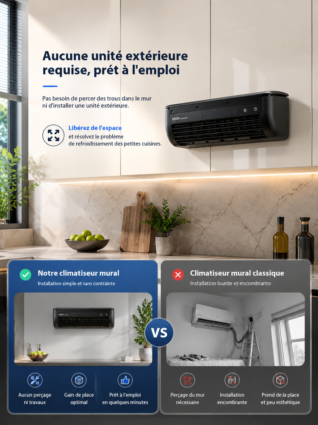 Ventilateur Rechargeable Sans Fil FrostAir — Silencieux, Puissant & Portable